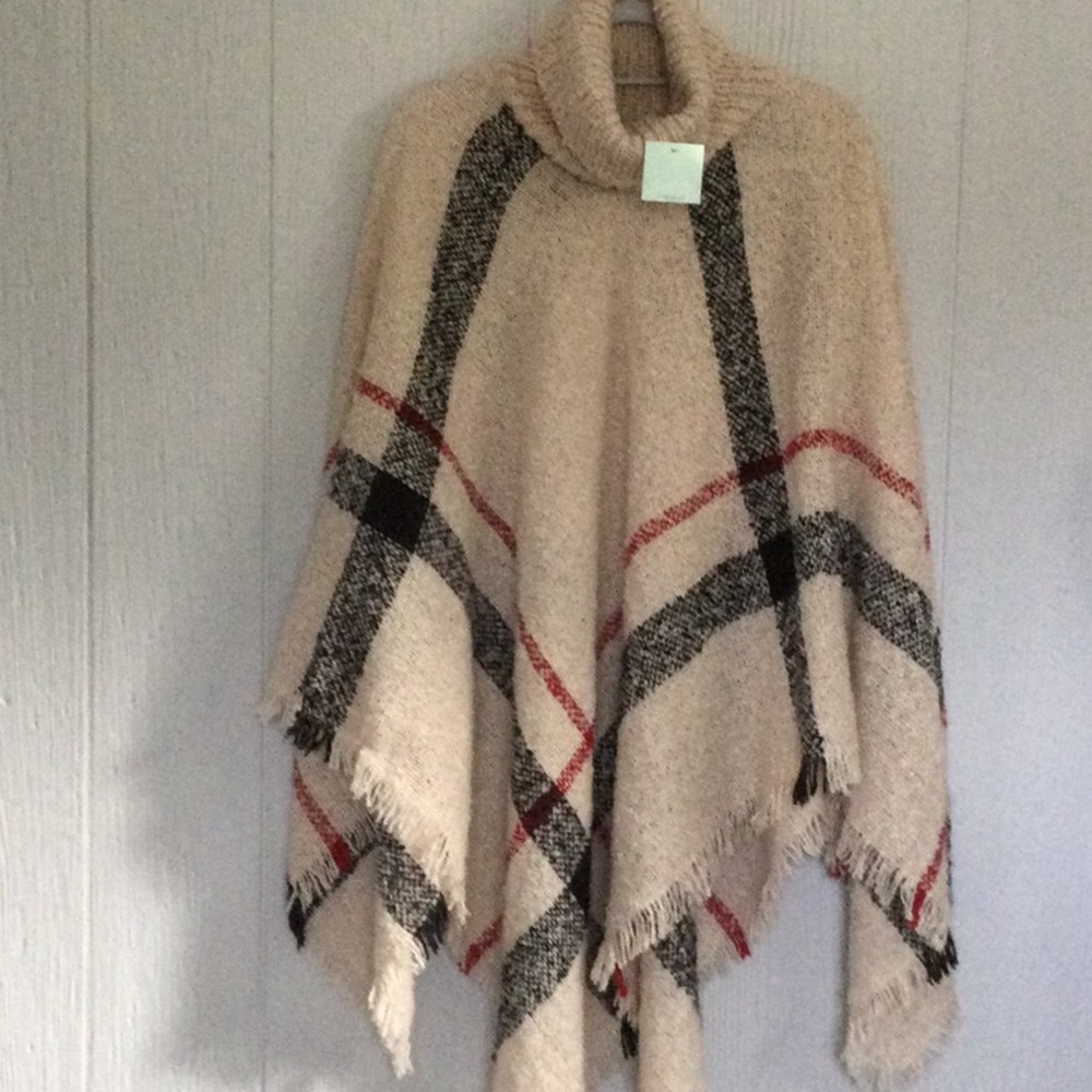 Turtleneck Poncho NWT